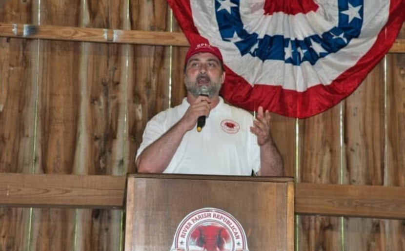 Speaking at Republican Rally